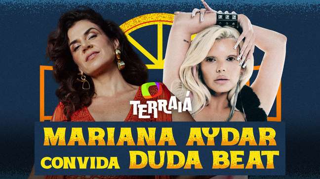 Mariana Aydar convida Duda Beat para subir no palco do Terraiá; assista ao show