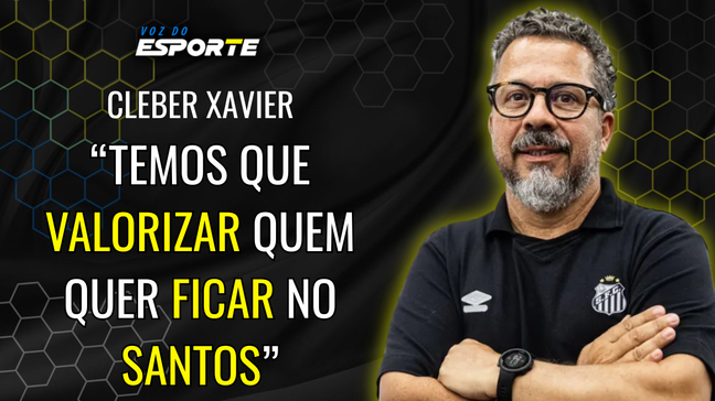 Cleber Xavier valoriza atletas que querem permanecer no Santos