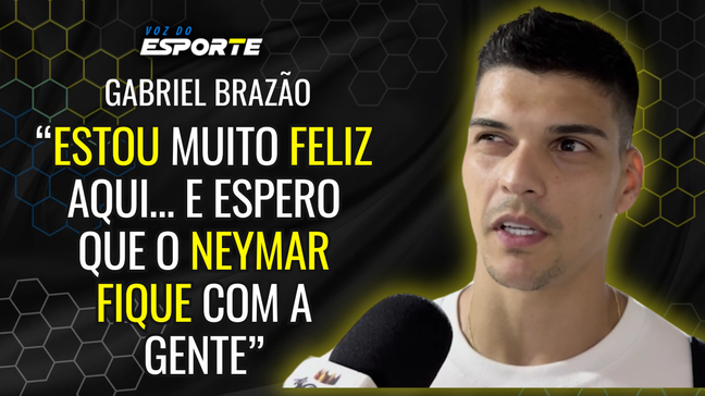 Brazão valoriza apoio da torcida e elogia Neymar no elenco
